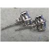 Image 3 : SILVER TANZANITE 0.5CT EARRINGS
