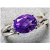 Image 5 : SILVER AMETHYST 1.5CT RING