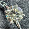 Image 1 : 14K WHITE GOLD 2.6G LAB DIAMOND 1.6CT RING