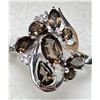 Image 2 : SILVER SMOKEY QUARTZ 2.1CT 2.45G RING (~SIZE 7)