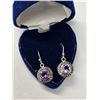 Image 3 : SILVER AMETHYST EARRINGS