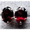 Image 1 : SILVER GARNET 2.92CT EARRINGS, MADE IN CANADA