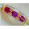 Image 2 : SILVER RUBY 1.15CT 4.5G RING (~SIZE 7)