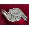 Image 2 : SILVER 7 DIAMOND RING (~SIZE 7)