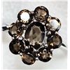 Image 2 : SILVER SMOKEY QUARTZ 3.25CT 2.6G RING (~SIZE 7)