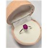 Image 3 : SILVER RUBY 1CT RING (~SIZE 7)