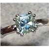 Image 1 : SILVER MOISSANITE 2.25G 0.85CT RING (~SIZE 7)