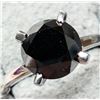 Image 1 : 14K WHITE GOLD 2.29G BLACK DIAMOND 1.7CT RING