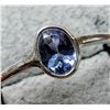 Image 2 : SILVER GENUINE TANZANITE 0.35CT RING
