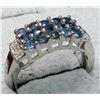 Image 4 : SILVER 4G SAPPHIRE 1CT RING