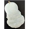 Image 3 : 14K YELLOW GOLD GENUINE JADE PENDANT
