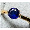 Image 1 : SILVER BLUE SAPPHIRE 0.CT RING