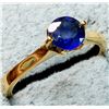 Image 3 : SILVER BLUE SAPPHIRE 0.CT RING
