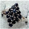 Image 2 : SILVER 3G GENUINE SAPPHIRE 1CT RING