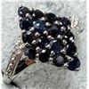 Image 3 : SILVER 3G GENUINE SAPPHIRE 1CT RING
