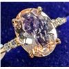 Image 4 : 10K YELLOW GOLD 1.45G MORGANITE 3CT & DIAMOND