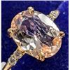 Image 5 : 10K YELLOW GOLD 1.45G MORGANITE 3CT & DIAMOND