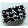 Image 1 : SILVER SAPPHIRE 1.25CT 4.85G RING