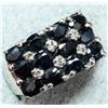 Image 2 : SILVER SAPPHIRE 1.25CT 4.85G RING