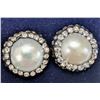 Image 2 : SILVER FRESH WATER PEARL EARRINGS, MADE IN CANADA