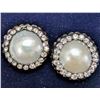 Image 3 : SILVER FRESH WATER PEARL EARRINGS, MADE IN CANADA