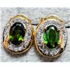 Image 3 : SILVER CHROME DIOPSIDE 1.75CT EARRINGS