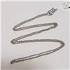 Image 1 : 10K WHITE GOLD NECKLACE(~LENGTH 18INCHES)