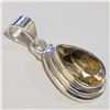 Image 2 : SILVER CITRINE PENDANT(~WEIGHT 6.72G)