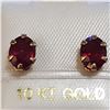 Image 1 : 10K YELLOW GOLD RUBY(2.2CT) EARRINGS