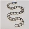 Image 1 : SILVER BRACELET(~LENGTH 8INCHES) (~WEIGHT 11.14G)