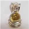 Image 1 : SILVER CITRINE PENDANT(~WEIGHT 4.73G)