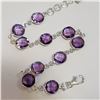 Image 2 : SILVER AMETHYST(8.9CT) BRACELET