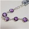 Image 3 : SILVER AMETHYST(8.9CT) BRACELET