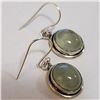 Image 2 : SILVER MOONSTONE EARRINGS (~WEIGHT 4.82G)