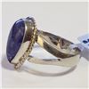 Image 3 : SILVER TANZANITE(5.15CT) RING (~SIZE 8)