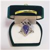Image 4 : SILVER TANZANITE(5.15CT) RING (~SIZE 8)