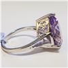 Image 2 : SILVER PINK AMETHYST(5.4CT) RING (~SIZE 8)