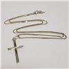 Image 3 : SILVER CROSS NECKLACE(~LENGTH 22INCHES)