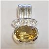 Image 1 : SILVER CITRINE PENDANT