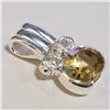 Image 2 : SILVER CITRINE PENDANT