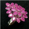 Image 3 : SILVER RUBY(6CT) RING (~SIZE 6)(~WEIGHT 8.25G)