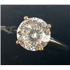 Image 1 : 10K YELLOW GOLD MOISSANITE(2CT) RING