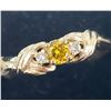 Image 3 : 10K YELLOW GOLD LAB GROWN YELLOW DIAMOND