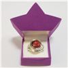 Image 4 : SILVER GENUINE GEMSTONE RING (~SIZE 6)