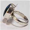 Image 3 : SILVER GREEN ONYX RING (~SIZE 5.5)(~WEIGHT 6.89G)