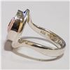 Image 3 : SILVER CUBIC ZIRCONIA RING (~SIZE 8)(WEIGHT 8.51G)