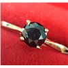 Image 2 : 10K YELLOW GOLD BLACK DIAMOND(0.67CT)RING (SIZE 7)