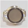 Image 1 : SILVER MOTHER OF PEARL RING (SIZE 8)(WEIGHT 6.86G)