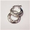 Image 2 : SILVER HOOP EARRINGS