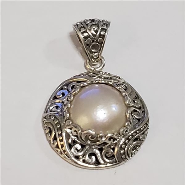 SILVER FRESHWATER PEARL PENDANT(~WEIGHT 6.3G)